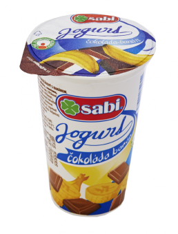 Jogurt čokoláda-banán veľký