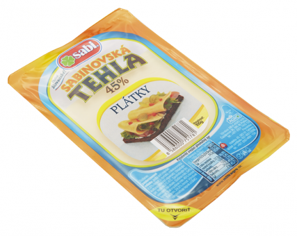 Sabinovská tehla plnotučná - plátky
