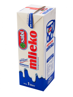 Mlieko polotučné