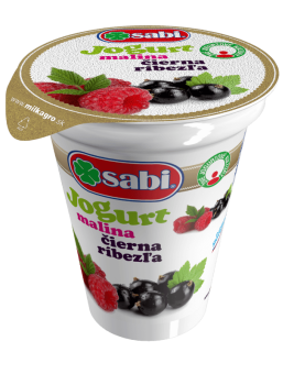 Jogurt malina čierna ríbezľa