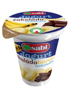 Jogurt nízkotučný čokoláda banán