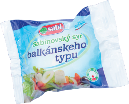 Sabinovský syr balkánskeho typu, 100 g