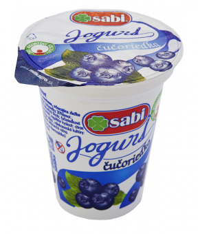 Jogurt čučoriedka