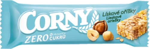 Tyčinka Corny Zero Lieskové oriešky, 20 g