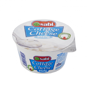 Cottage cheese biely